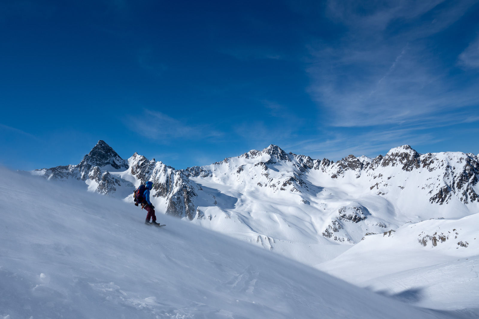 Raid splitboard dans le Stubai
