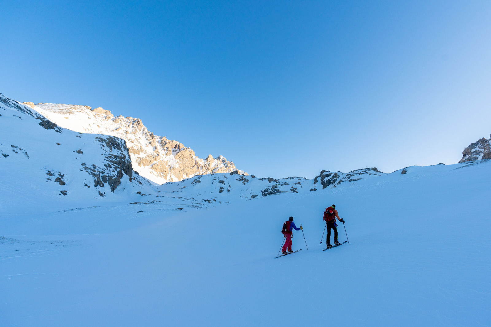 Raid splitboard en Ubaye